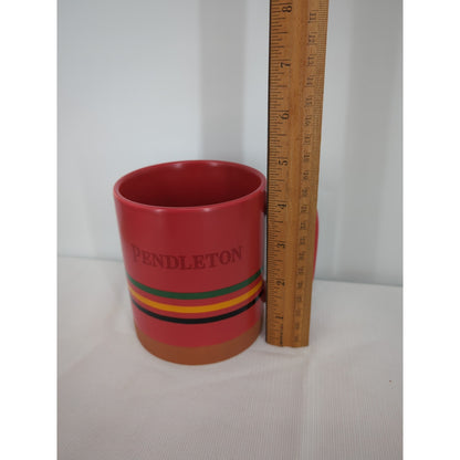 Pendleton National Park Series Red Ceramic Mug - Rainier Stripe