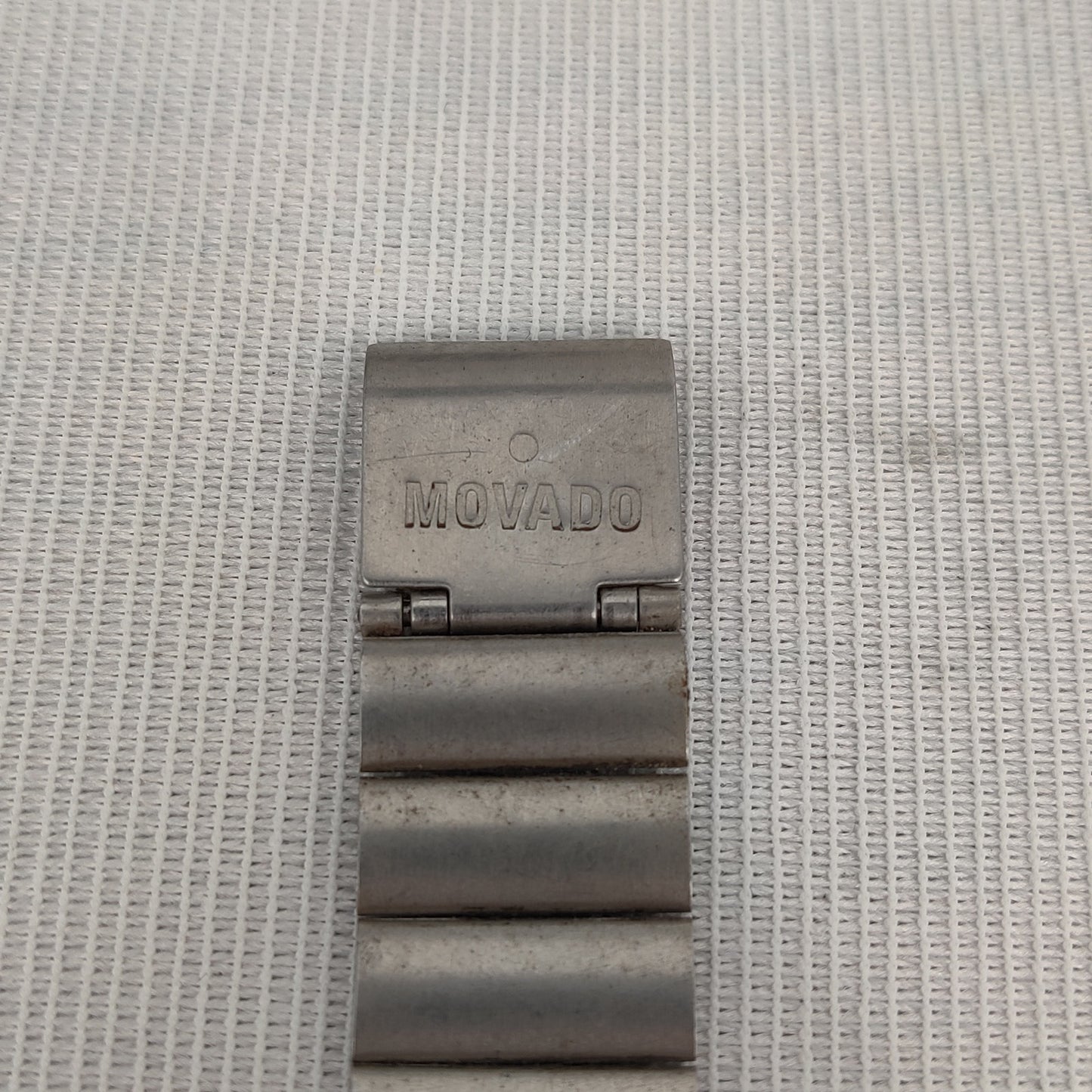 Vintage Movado Stainless Steel Museum Watch Black Dial REPAIR/PARTS