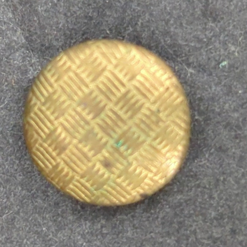 LOT D of 10 Antique Vintage Victorian Brass Mixed Materials Buttons ESTATE FIND