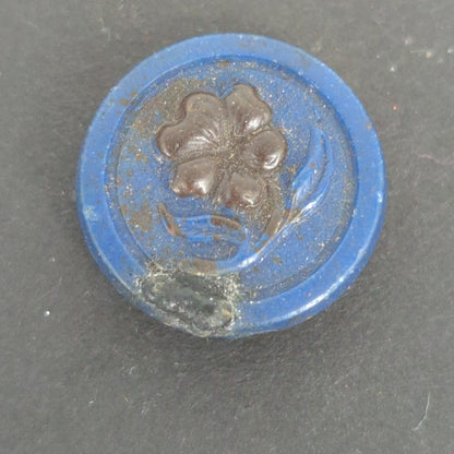 LOT of 10 Antique Vintage Victorian Brass Mixed Materials Buttons ESTATE FIND D