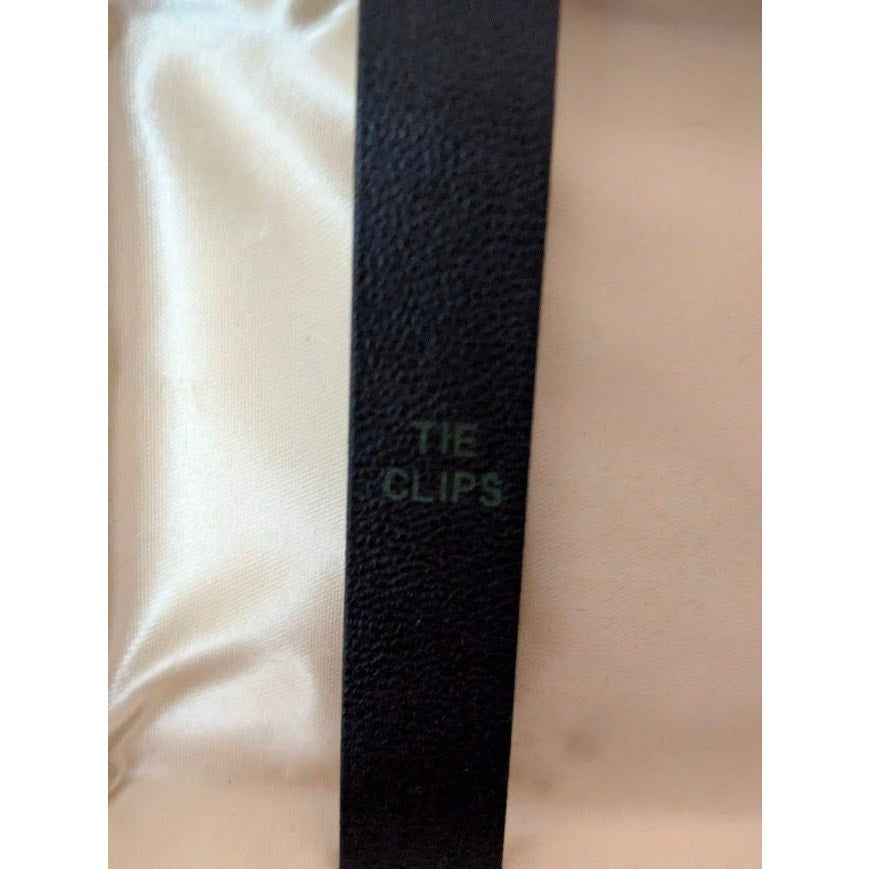 Vintage Mid Century Men’s MCM Bowling Motif Faux Leather Valet Box