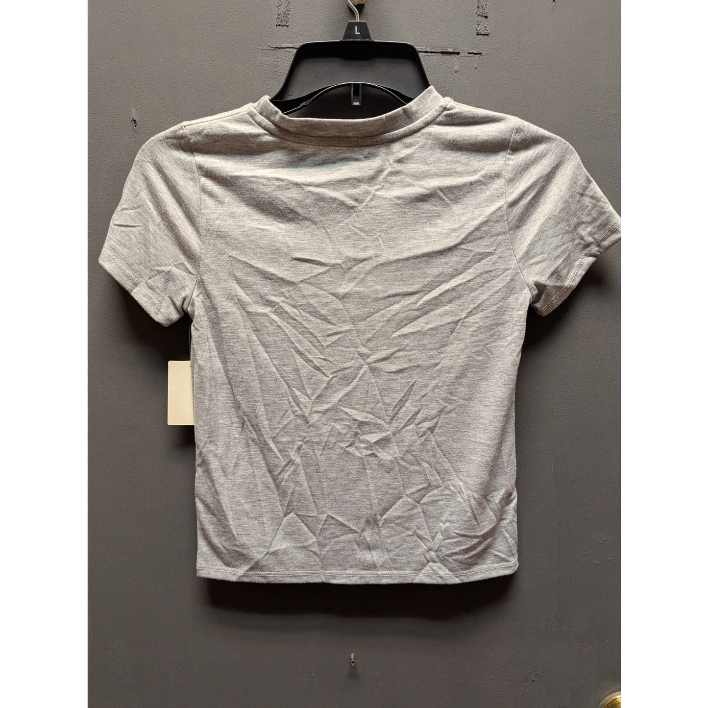 Tucker + Tate Gray & Black Graphic Short Sleeve T-Shirt Size 7 NWT Kids VOTE