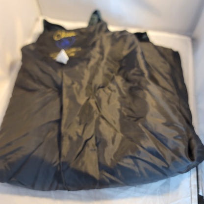 Vintage Chicos BOHO Emerald Green Butterfly Velvet Button Front Jacket 2 LARGE