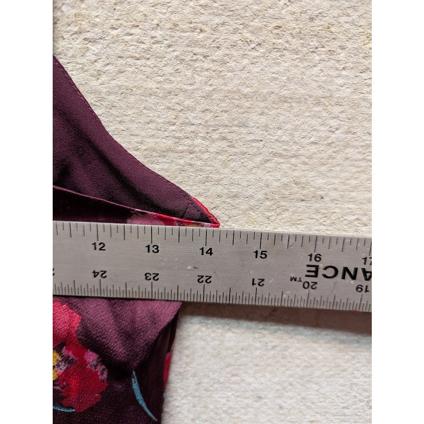 LUSH COCKTAIL new size small plum fushia sleeveless dress satin midi lined