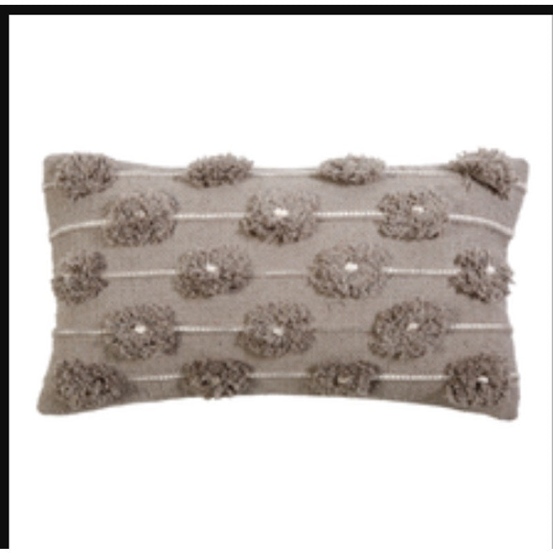 Pom Pom at Home Lola Hand woven New $126.00 Linen Pillow 12" x 22" w/ Insert