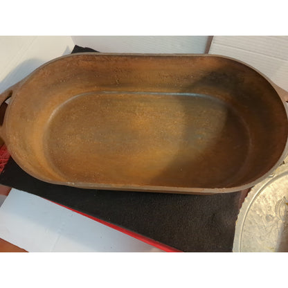 Vintage Cast Iron Birmingham Stove Range BSR Sportsman Fish Fryer 3060 w/handles