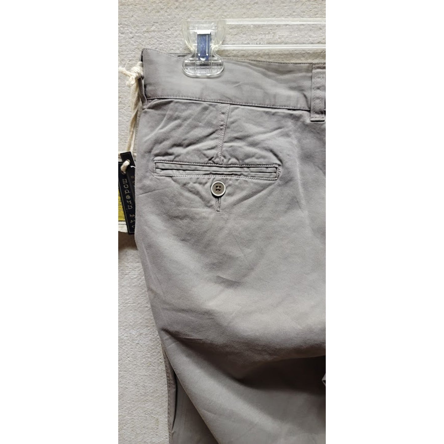 NEW Original Vintage1946 Chino Gray Twill Pants Trousers 38" x 30" Cotton Blend