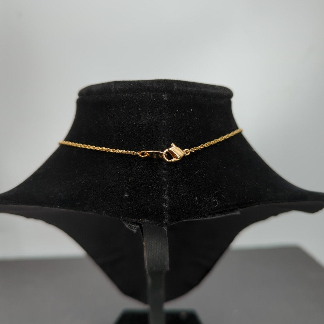 Fashion Necklace Vintage Scalloped Gold-Tone Pearl crystal Fan Pendant Necklace