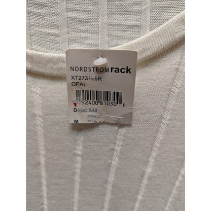 Sanctuary Opal Ribbed Knit Three-Quarter Sleeve Top Size Medium NEW