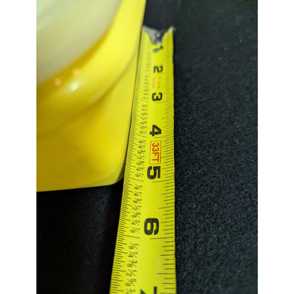 Vintage Tupperware Servalier Harvest Yellow Loaf Pan Container with Sheer Lid