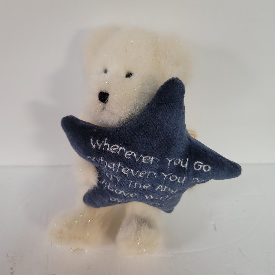 Boyds Bear Bean Head Collection 8” Jointed “Wherever You Go Whatever You Do”