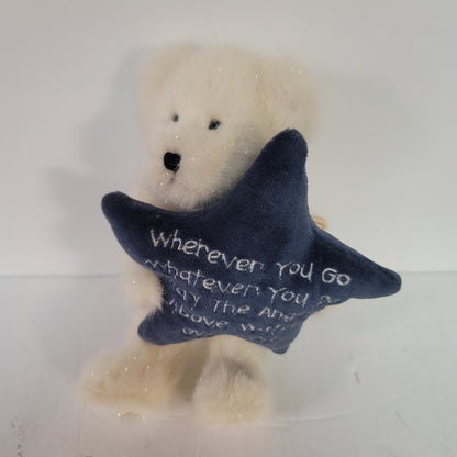 Boyds Bear Bean Head Collection 8” Jointed “Wherever You Go Whatever You Do”