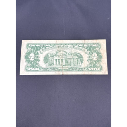 Paper Currency Bank Note USA Paper Money $2 Series 1963 red seal