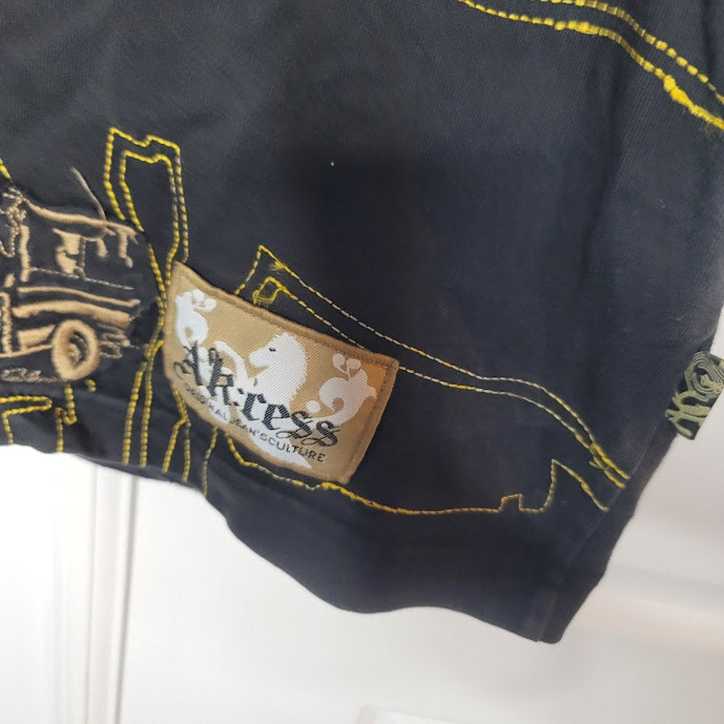 Vintage Akcess 2xl Mother Land Africa cotton Tshirt Lion Graphic Short Sleeve