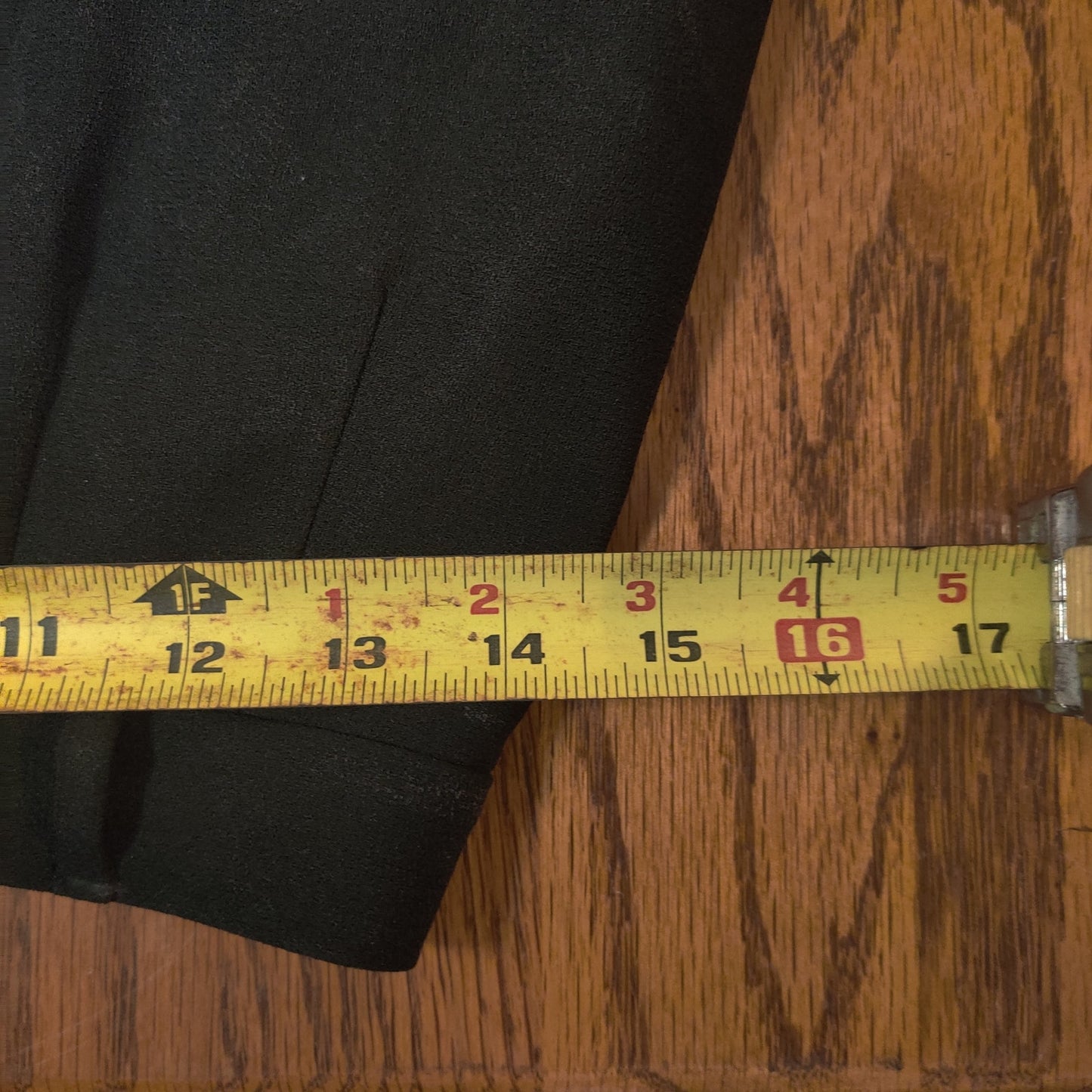 Nygard Black High Waisted Pleated Lined Pants Size 6 Petites Y2K Career Classic