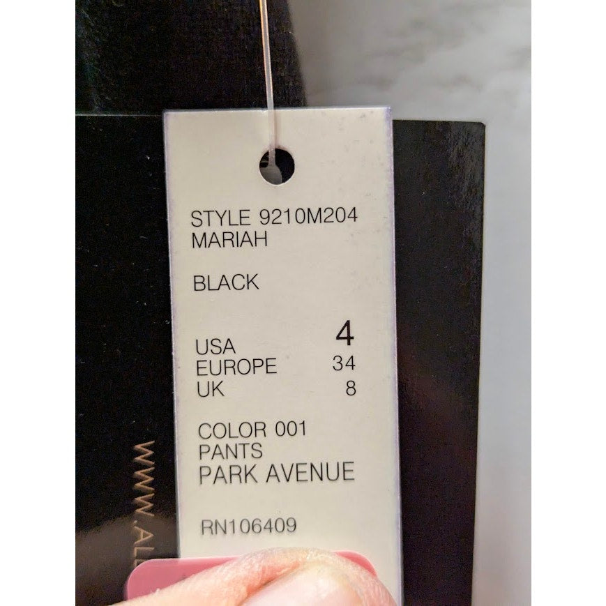 Alex Marie Size 4  Mariah Style 9210M204 black Pants 2" Wasitband
