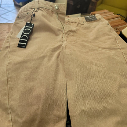 TopShop Idol High waist offset seams barrel tan Jeans / 26~30 NEW