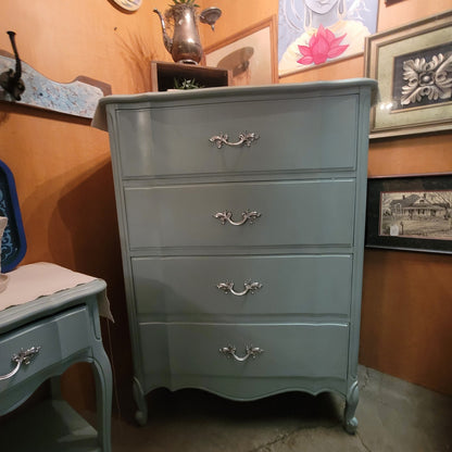 SECONDHAND SANDIES: Blue French Provencial Twin Bedroom Set