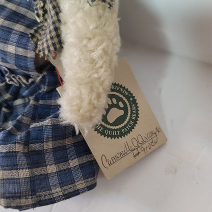 Boyds Bears 10" Chamomile Q Quignapple Plush Articulated Patch Quilt Chamomile