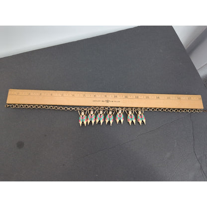 Rare Chanel 2010 ParisShanghai Cicada Necklace Crystal Gold Tone 10A Metiers Art