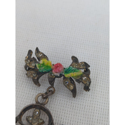 Negmar 17 Rubis Antichoc Brooch Lapel Pin Watch Timepiece Untested Swiss Made