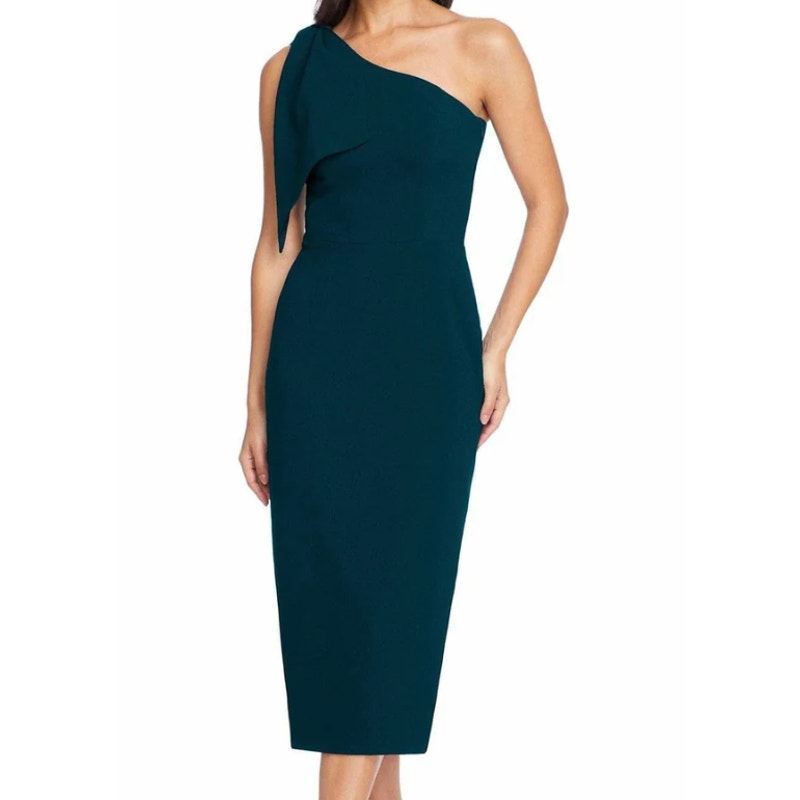 Dress the Population Size Small Tiffany Dress in PIne NEW