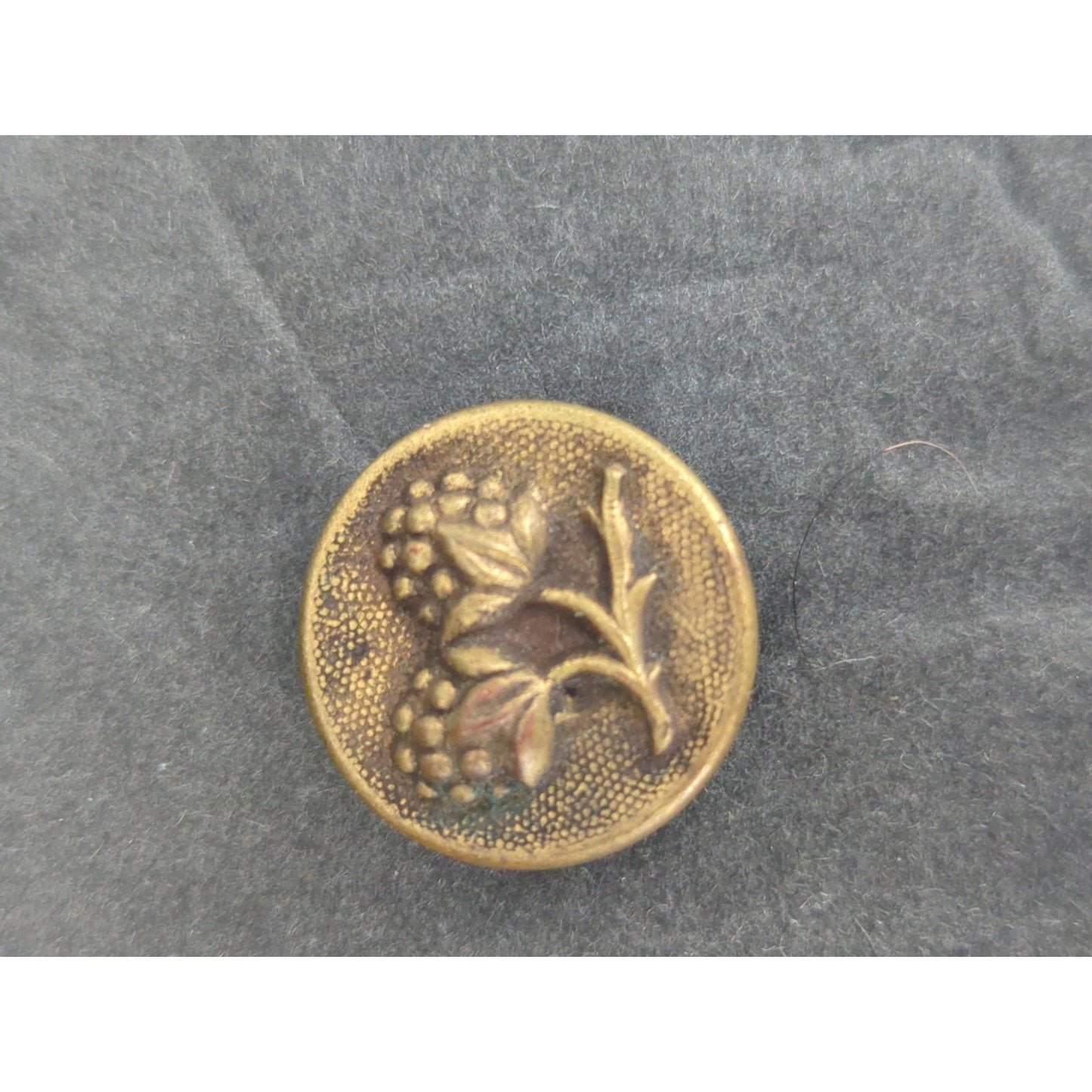 LOT U of 10 Antique Vintage Victorian Brass Mixed Materials Buttons ESTATE FIND