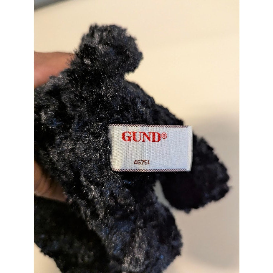 Gund Scottish Terrier stuffed dog toy Scotty 46751 w/ plaid hat and scarf