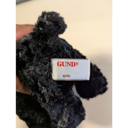 Gund Scottish Terrier stuffed dog toy Scotty 46751 w/ plaid hat and scarf