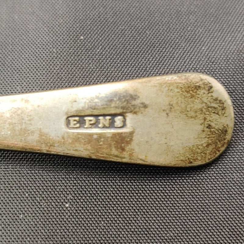 Vintage Ornate EPNS Silver Plate Repoussé Berry Serving Spoon