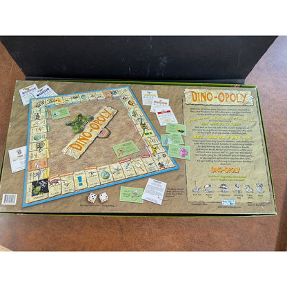 Dino-Opoly Dinopoly Monopoly Board Game