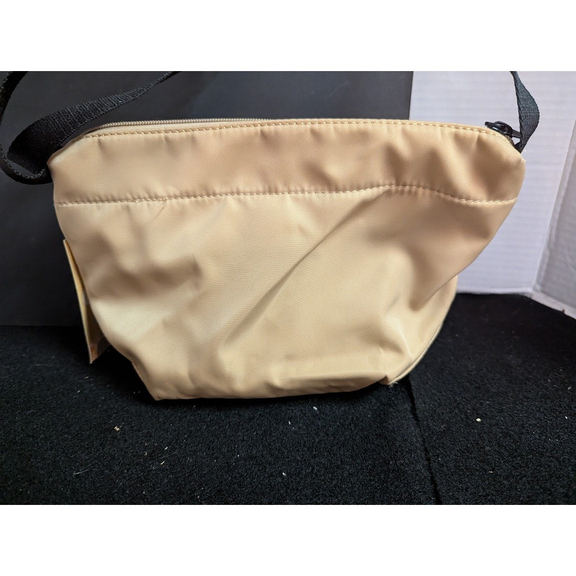 MW Nordstroms Beige travel bum bag fanny pack crossbody front  adjustable NEW
