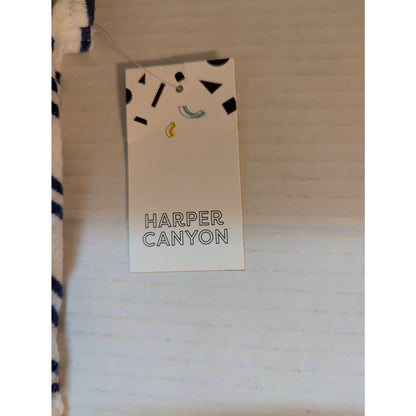 Harper Canyon Girls Blue Striped Sleeveless Tank Top Size Small 7-8 NWT
