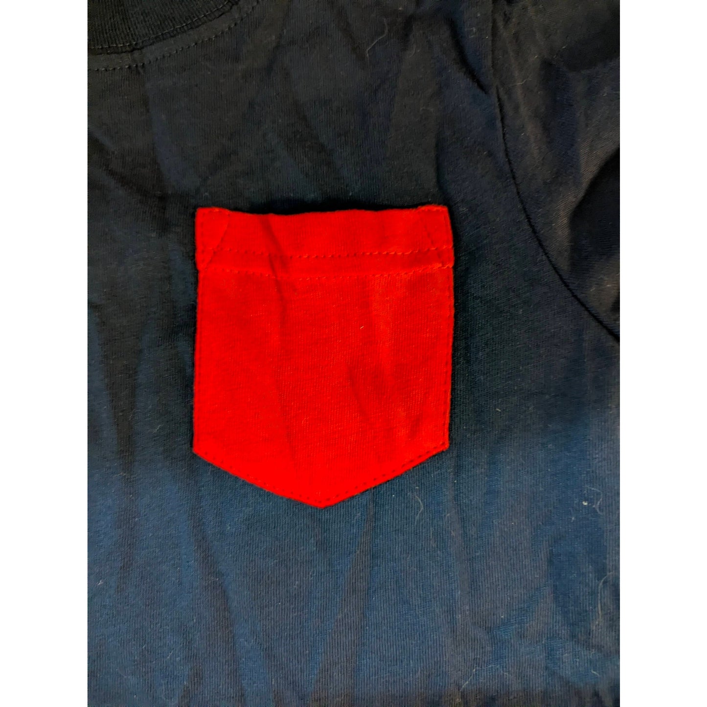 Joe Fresh Boys' Navy Blue Contrast Pocket Tee (Size 5)