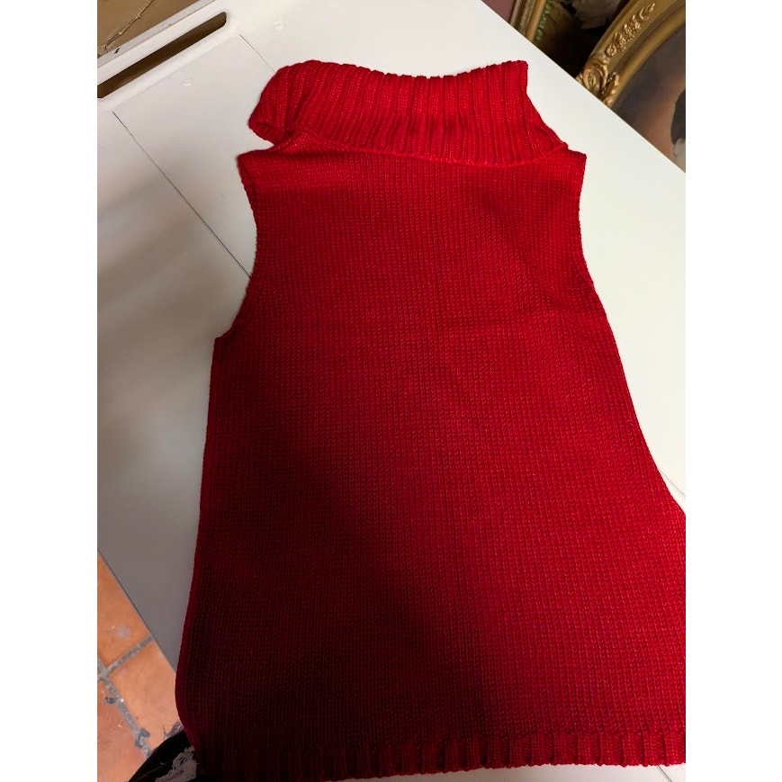 Josephine Chaus Size Small Petite Cowl Neck Sleeveless Sweater