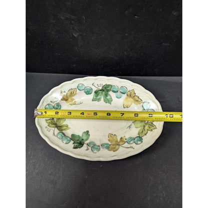 RETIRED Vineyard by Metlox Poppytrail Vernon 9" x 7" Oval serving plate platter