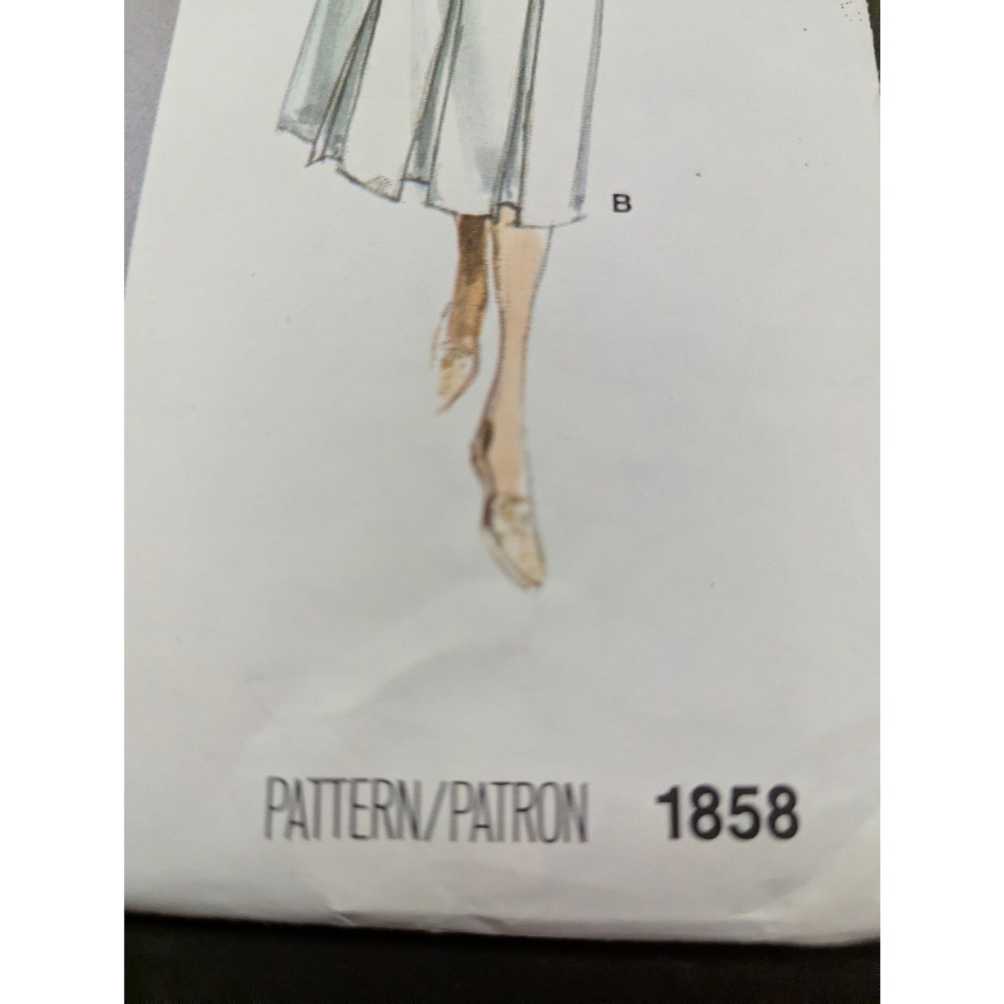 Vintage 1970s Simplicity 1858 Sewing Pattern Misses Jiffy Dress & Top Size 12