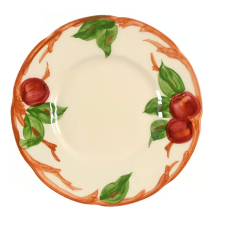 Vintage BREAD Plate Apple USA Backstamp by FRANCISCAN ceramic dinnerware