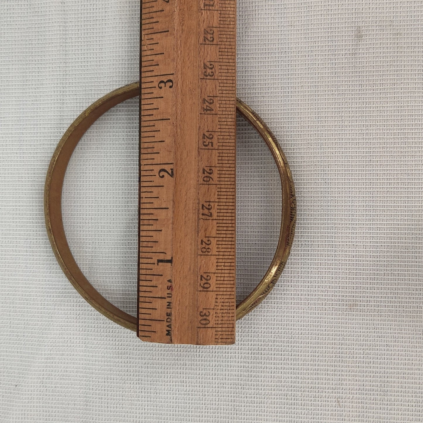 Copper bracelet set stack hammered floral etched plain