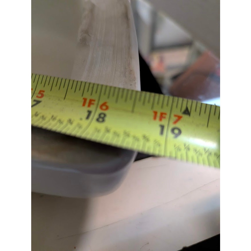357 07 1203 white toilet tank lid PreOwned 1.6gpf 6LPF A0040 A0053 AQUASOURCE
