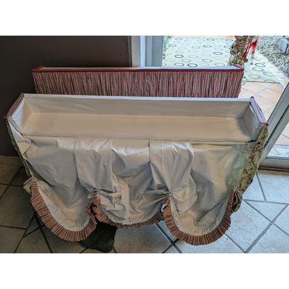 Secondhand Sandies: Window curtains drapery with valance 38" wide