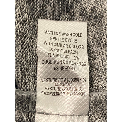 NWT Status by Chenault Ultra Soft Center Seam Cowl Sweater Sz Small Pearl Grey