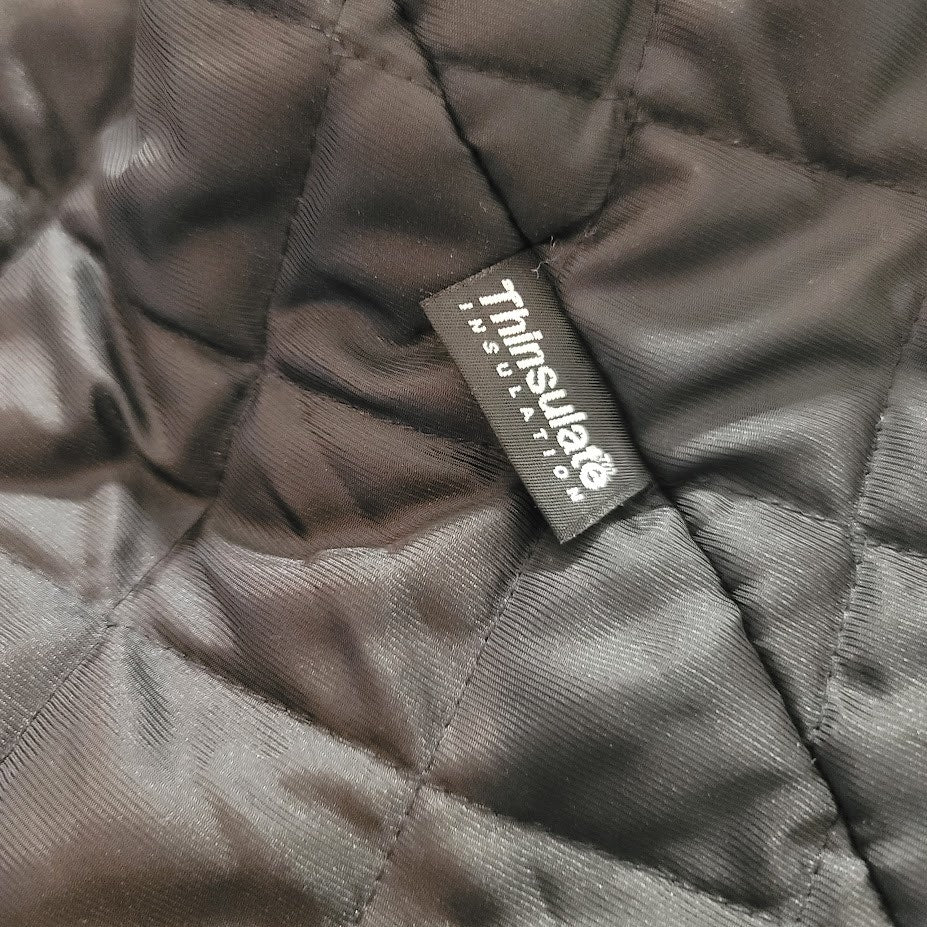 L.L. Bean Medium Regular Mens Grey Wool Herringbone Thinsulate Blazer Jacket