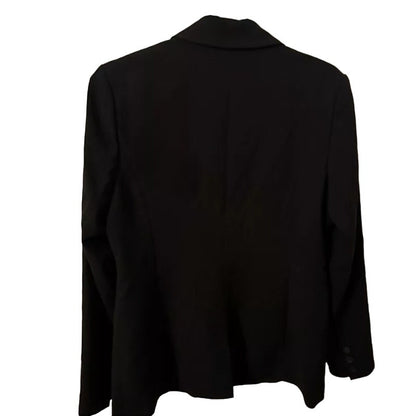 Halogen Single Button Black Blazer Women’s Size XS extra-small Casual Pocket NEW
