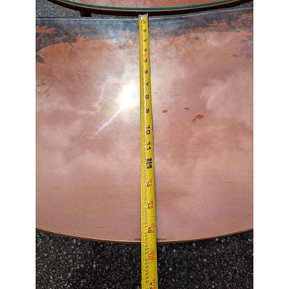 Buchschmid & Gretaux Inlay Inlaid Marquetry 3 pc. Coffee table and 2 End Tables