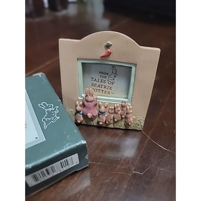 Beatrix Potter Mini Resin Frame FLOPSY BUNNIES vintage New in Box