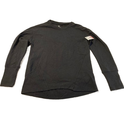 NWT All In Motion Knit Pullover Crew Neck Soft Comfy Sweatshirt XS in Black