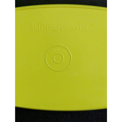 Vintage Tupperware Yellow Square Food Storage Container Sheer Lid 5" x 2" Retro
