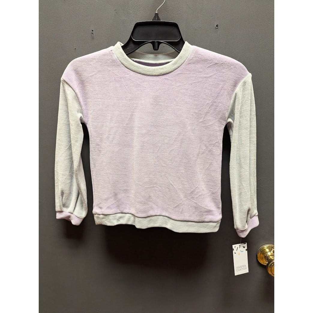 Harper Canyon Purple Size 7 Youth childs sweatshirt long sleeve NEW