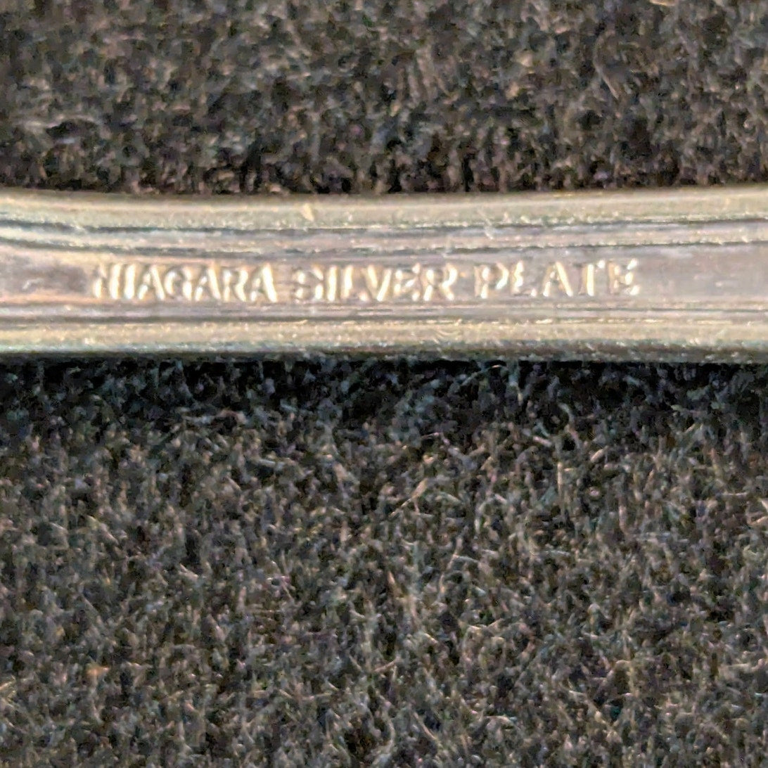 Niagara Silver Plate Glendale Salad Fork 6" Vintage Art Deco Replacement